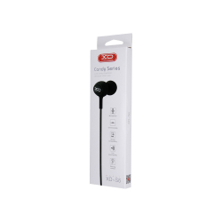 Słuchawki + mikrofon XO S6 Jack 3.5m czarne